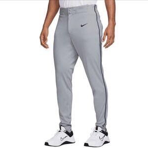Nike Mens Vapor Select Baseball Pants Grey Navy FZ1373-014 XXL New